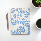 Cotton Bound Notebooks 20x15cm - 96 pages - Pale Blue Floral - Luna Panther