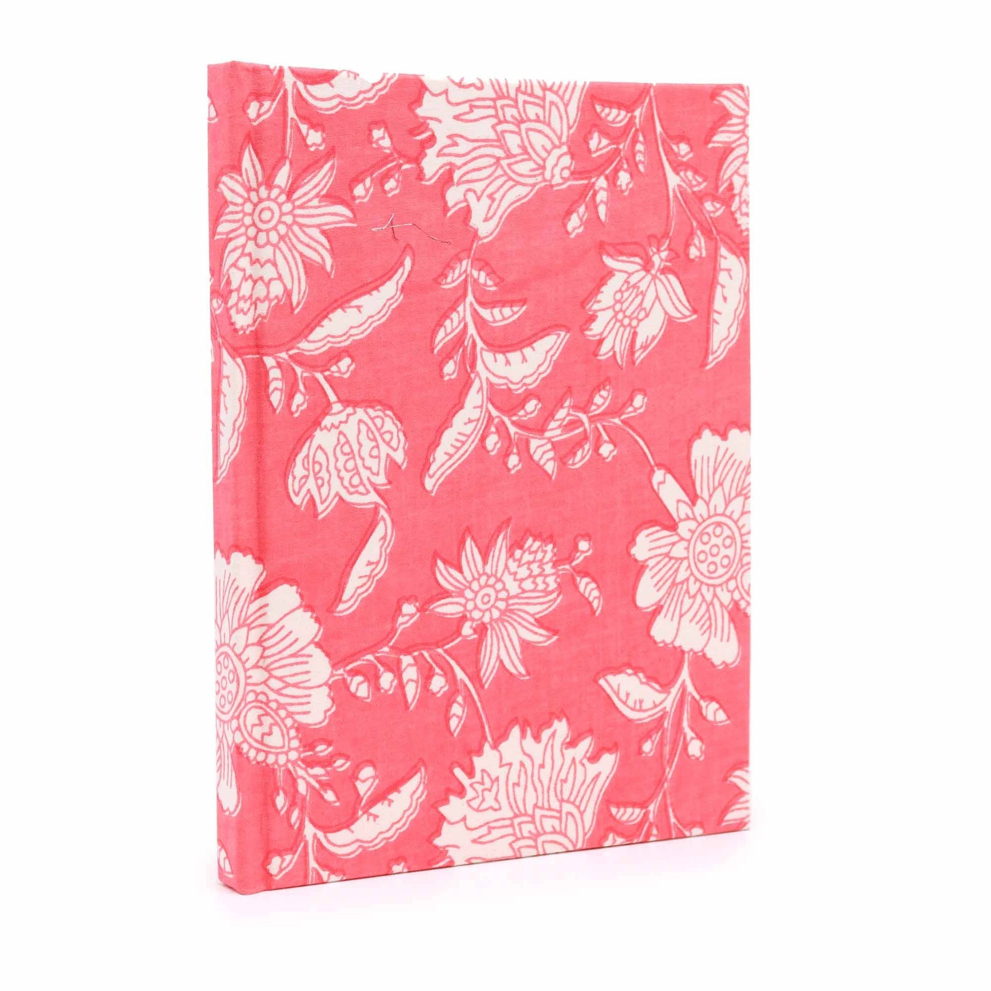 Cotton Bound Notebooks 20x15cm - 96 pages - Pink Floral - Luna Panther