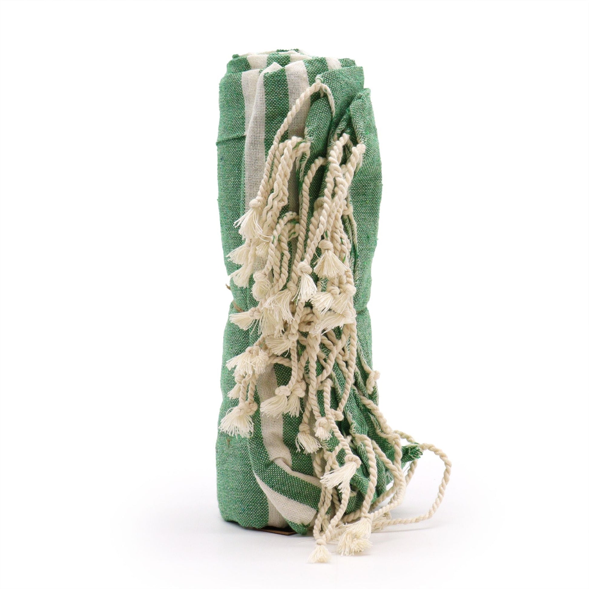 Cotton Pareo Throw - 100x180 cm - Picnic Green - Luna Panther