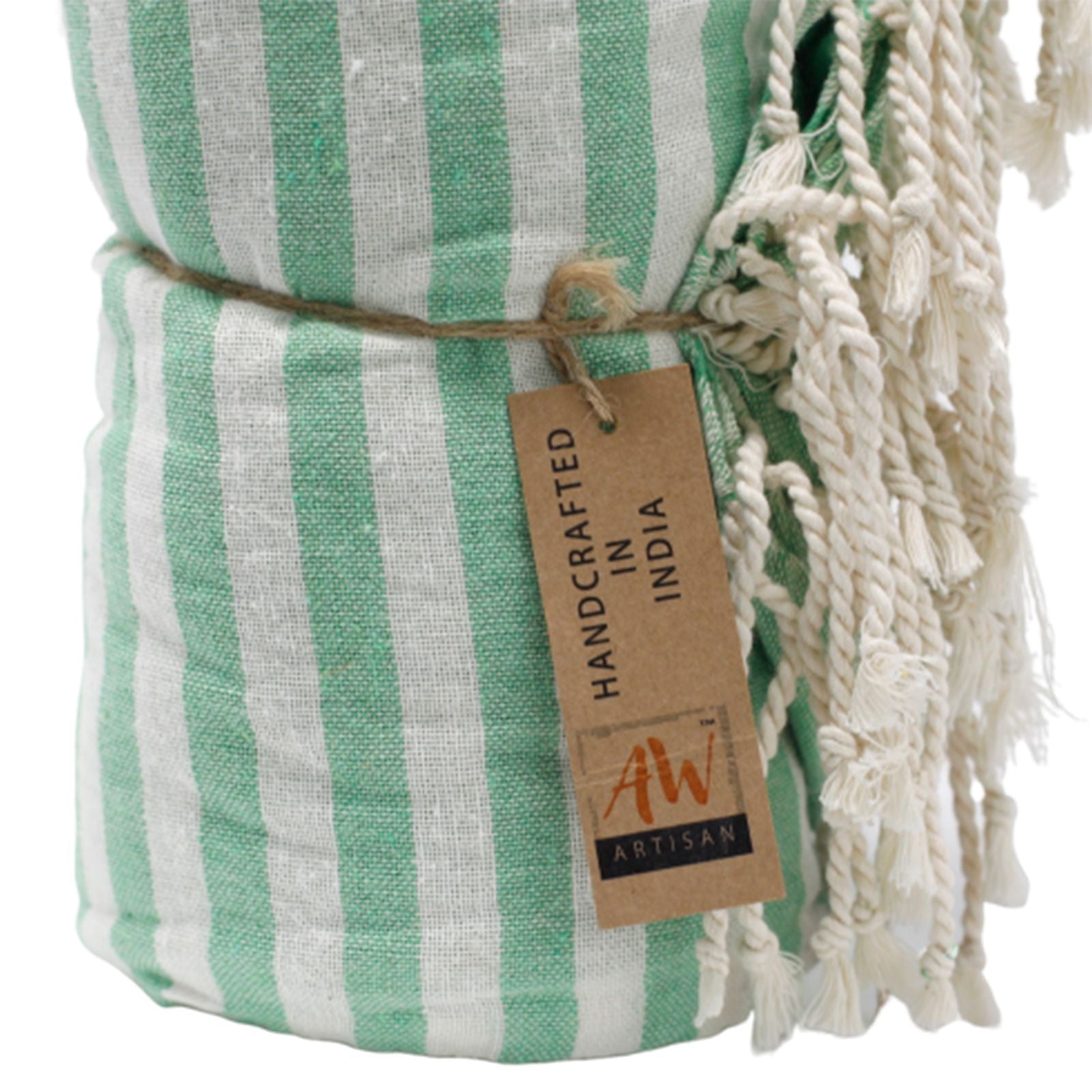 Cotton Pareo Towel - 100x180 cm - Picnic Green - Luna Panther