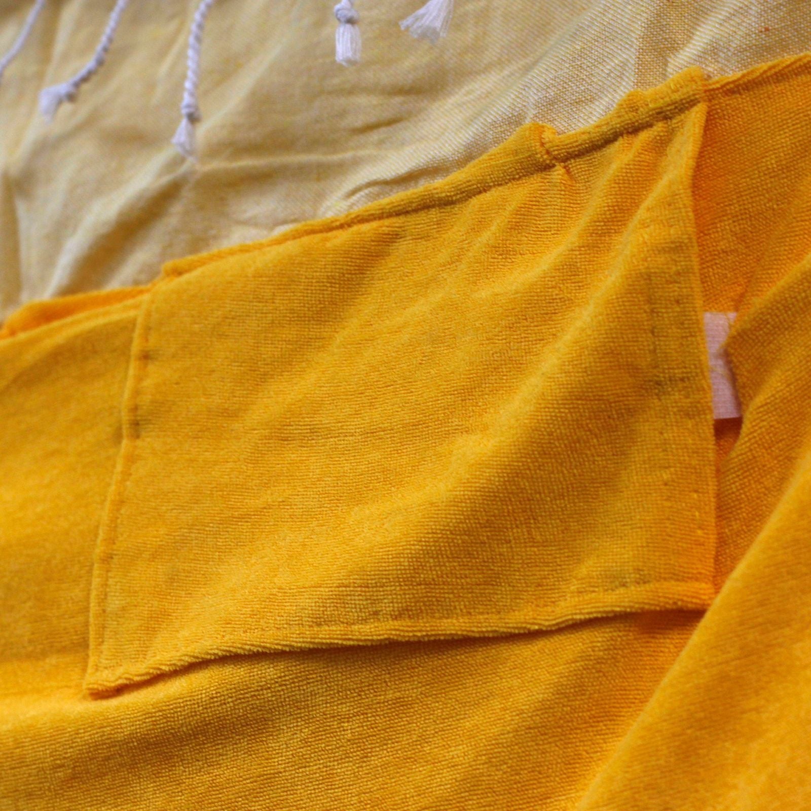 Cotton Pareo Towel - 100x180 cm - Sunny Yellow - Luna Panther