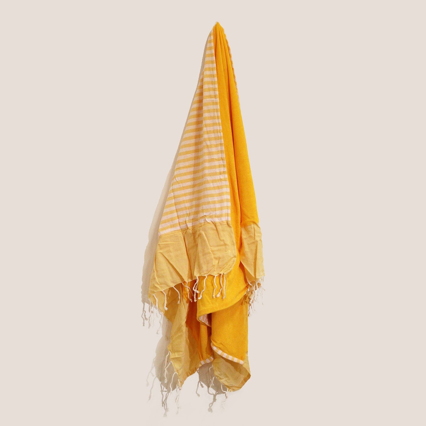 Cotton Pareo Towel - 100x180 cm - Sunny Yellow - Luna Panther