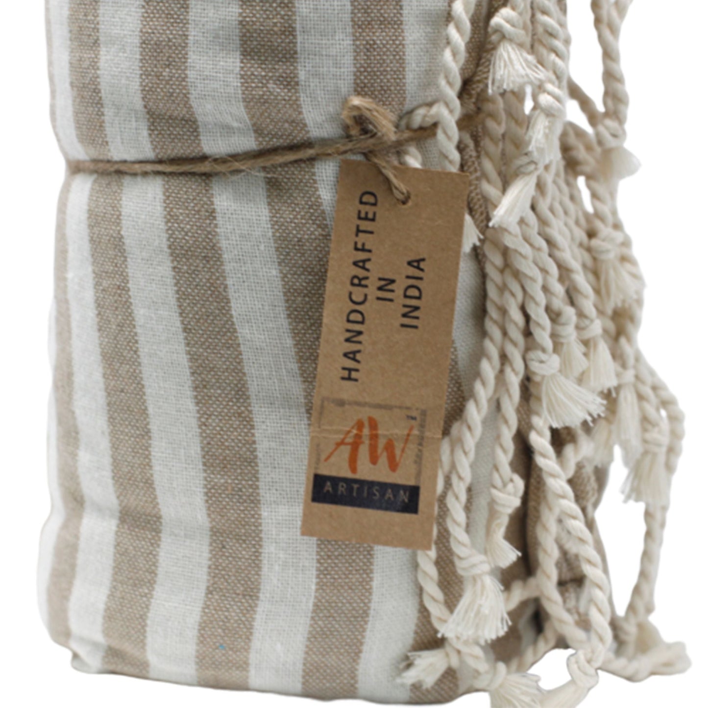 Cotton Pareo Towel - 100x180 cm - Warm Sand - Luna Panther
