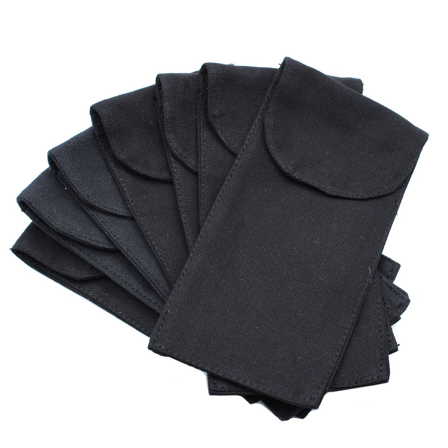Cotton Pouch for Gemstone Face Rollers - Black (9 × 19 cm) - Luna Panther