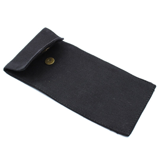 Cotton Pouch for Gemstone Face Rollers - Black (9 × 19 cm) - Luna Panther alternate view