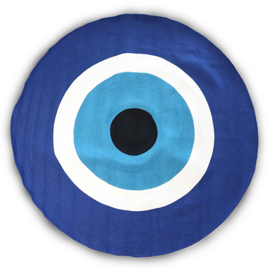 Cotton Rope Evil Eye Rug - Luna Panther