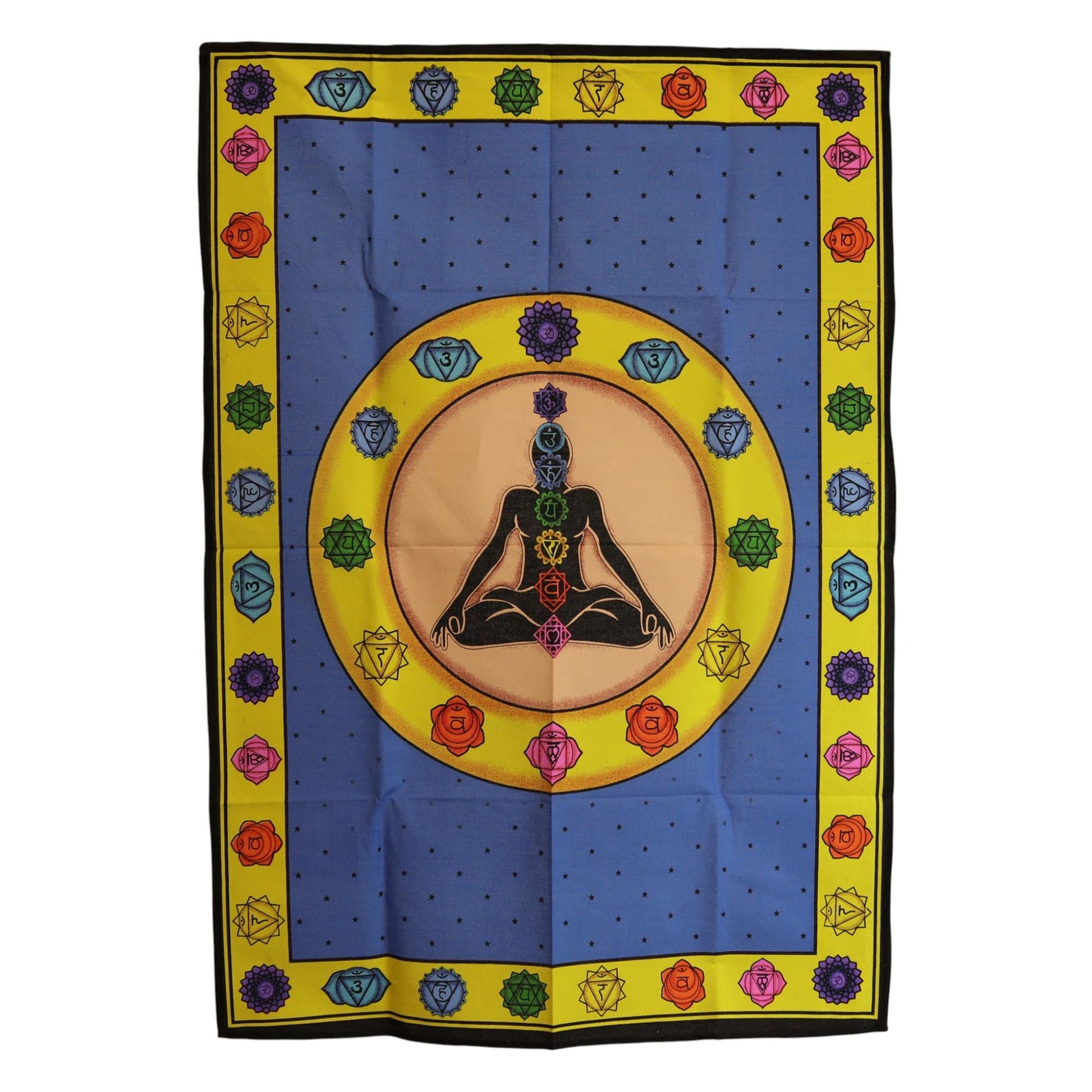 Cotton Wall Art (70x110cm) - Chakra Vibrant - Luna Panther