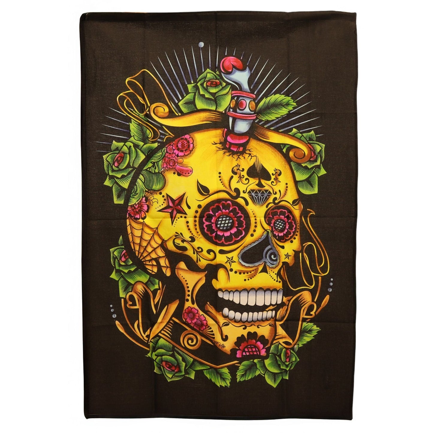 Cotton Wall Art (70x110cm) - Dead of the Dead Skull - Luna Panther
