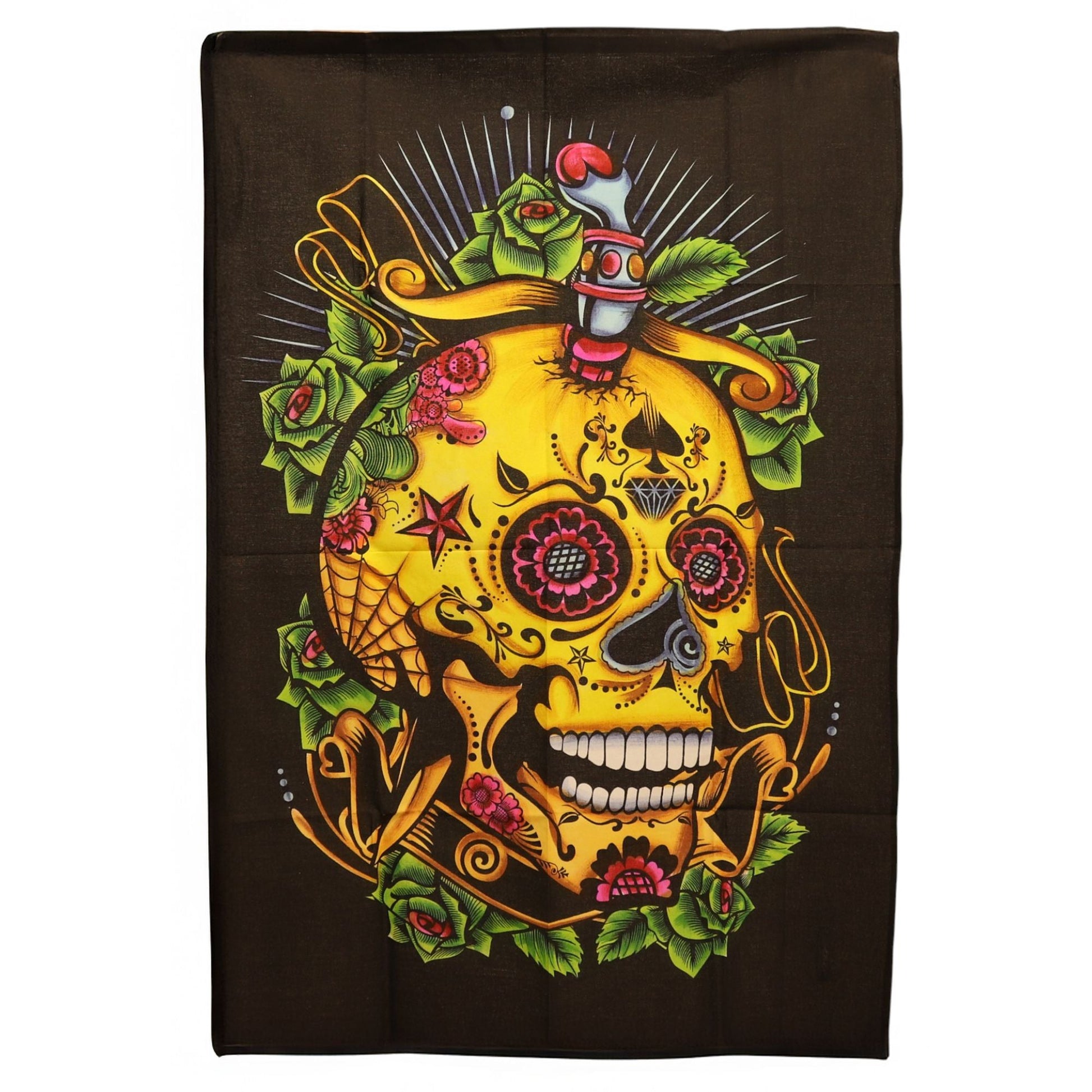 Cotton Wall Art (70x110cm) - Dead of the Dead Skull - Luna Panther