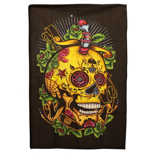 Cotton Wall Art (70x110cm) - Dead of the Dead Skull - Luna Panther