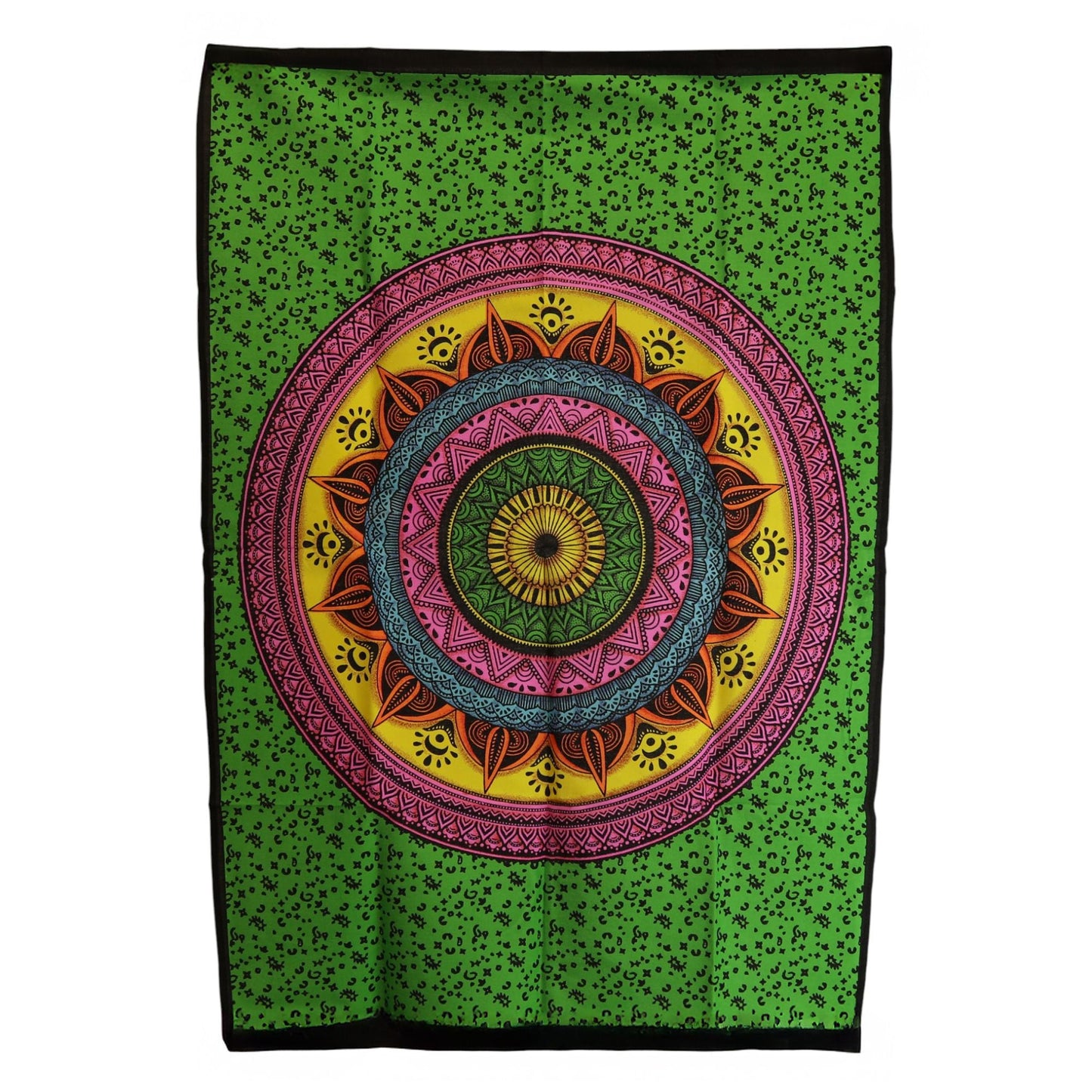 Cotton Wall Art (70x110cm) - Mandala Vibrant - Luna Panther