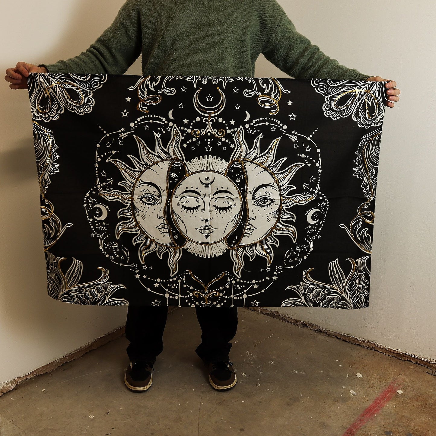 Cotton Wall Art (70x110cm) - Sun Goddess - Luna Panther