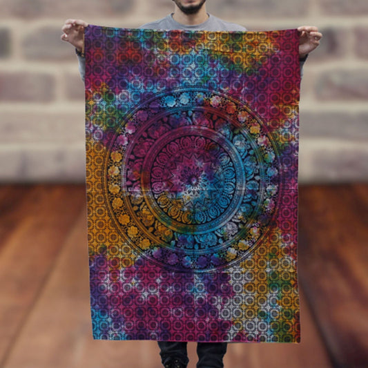 Cotton Wall Art - Mandala Elephant - Luna Panther alternate view