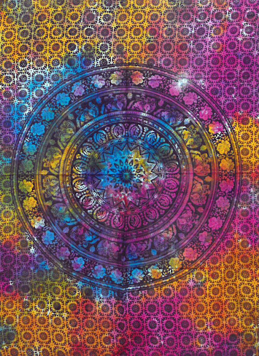 Cotton Wall Art - Mandala Elephant - Luna Panther
