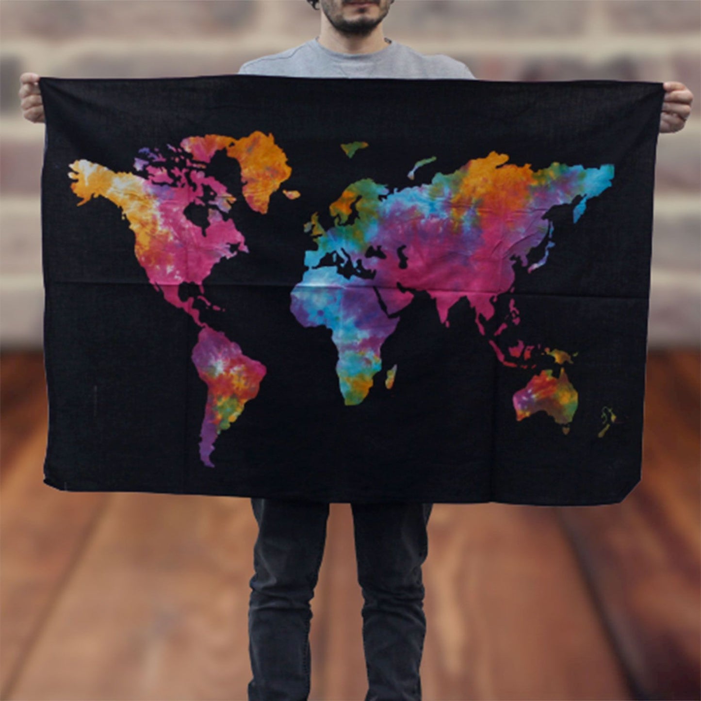 Cotton Wall Art - World - Luna Panther