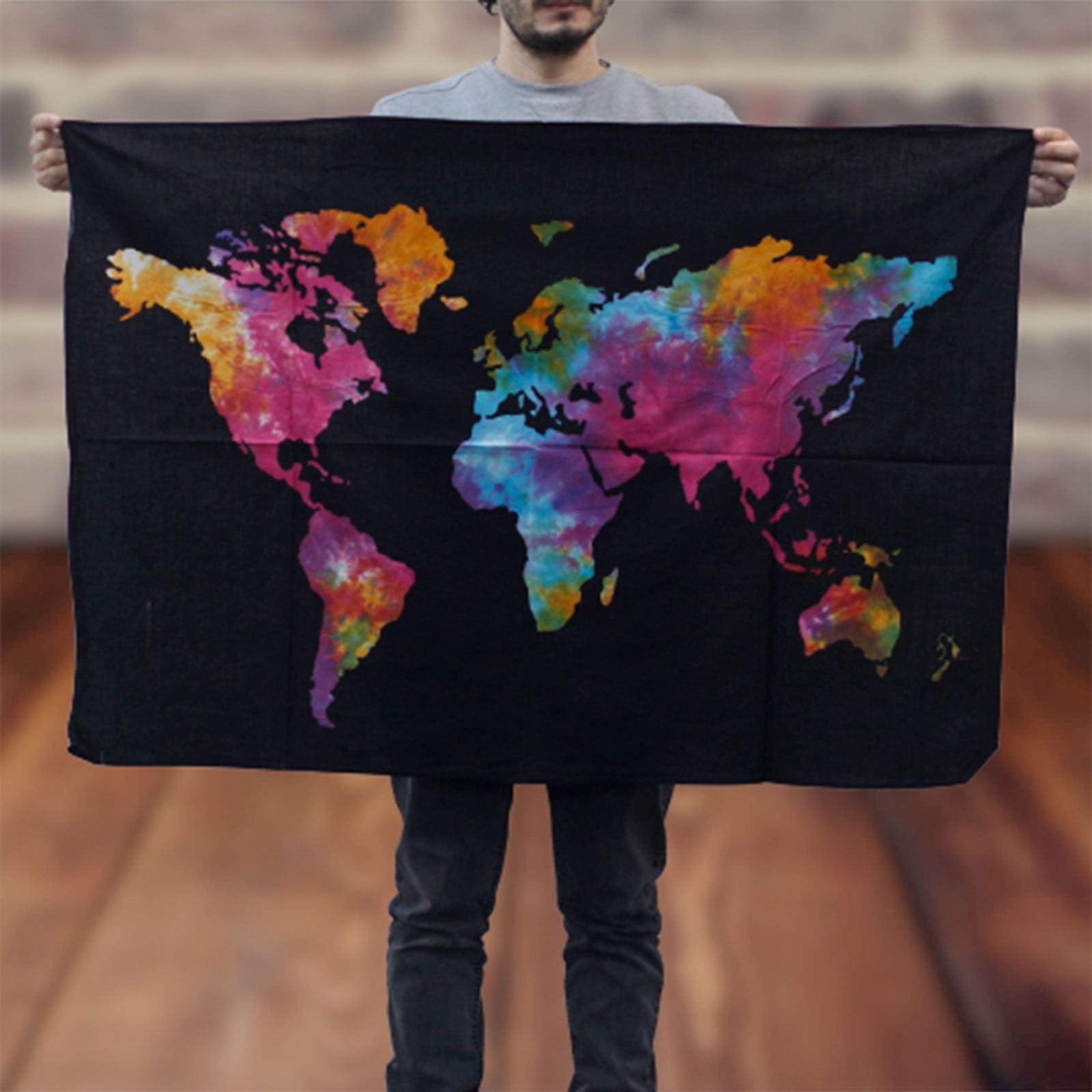 Cotton Wall Art - World - Luna Panther