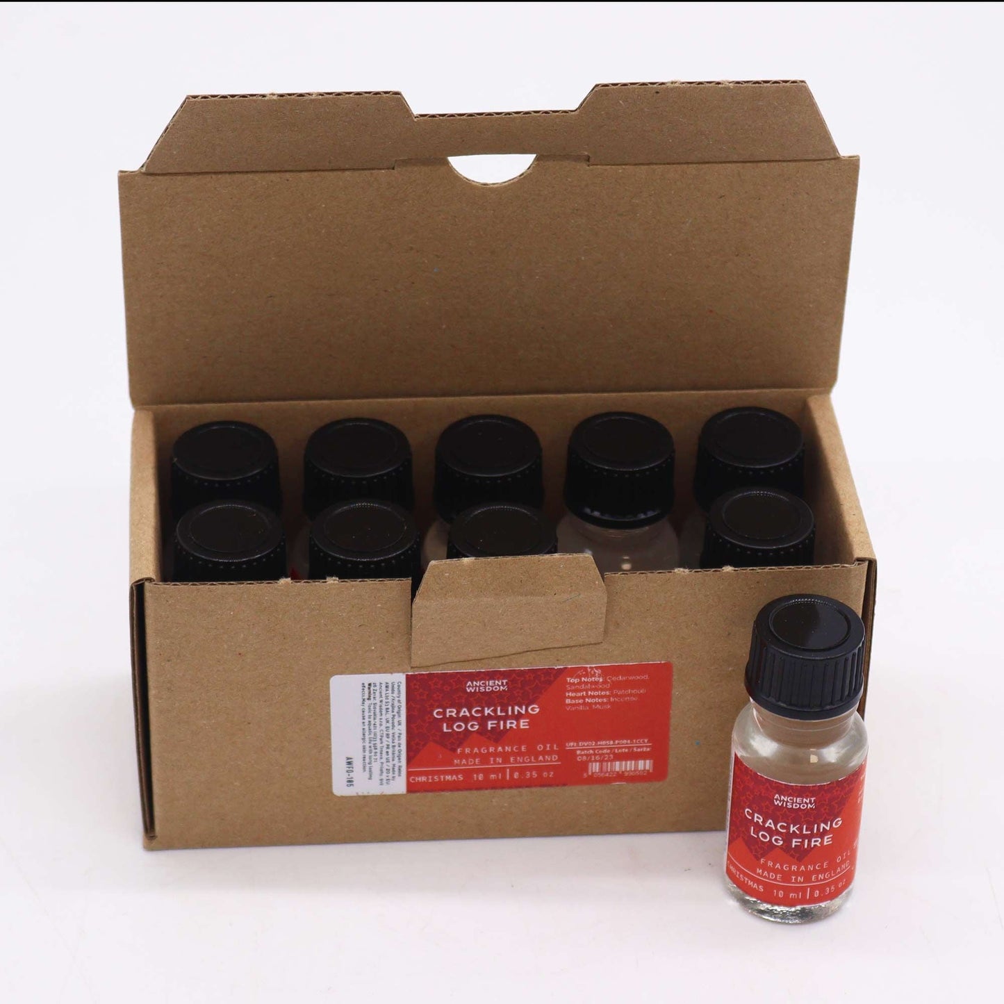Crackling Log Fire Fragrance Oil 10ml - Luna Panther