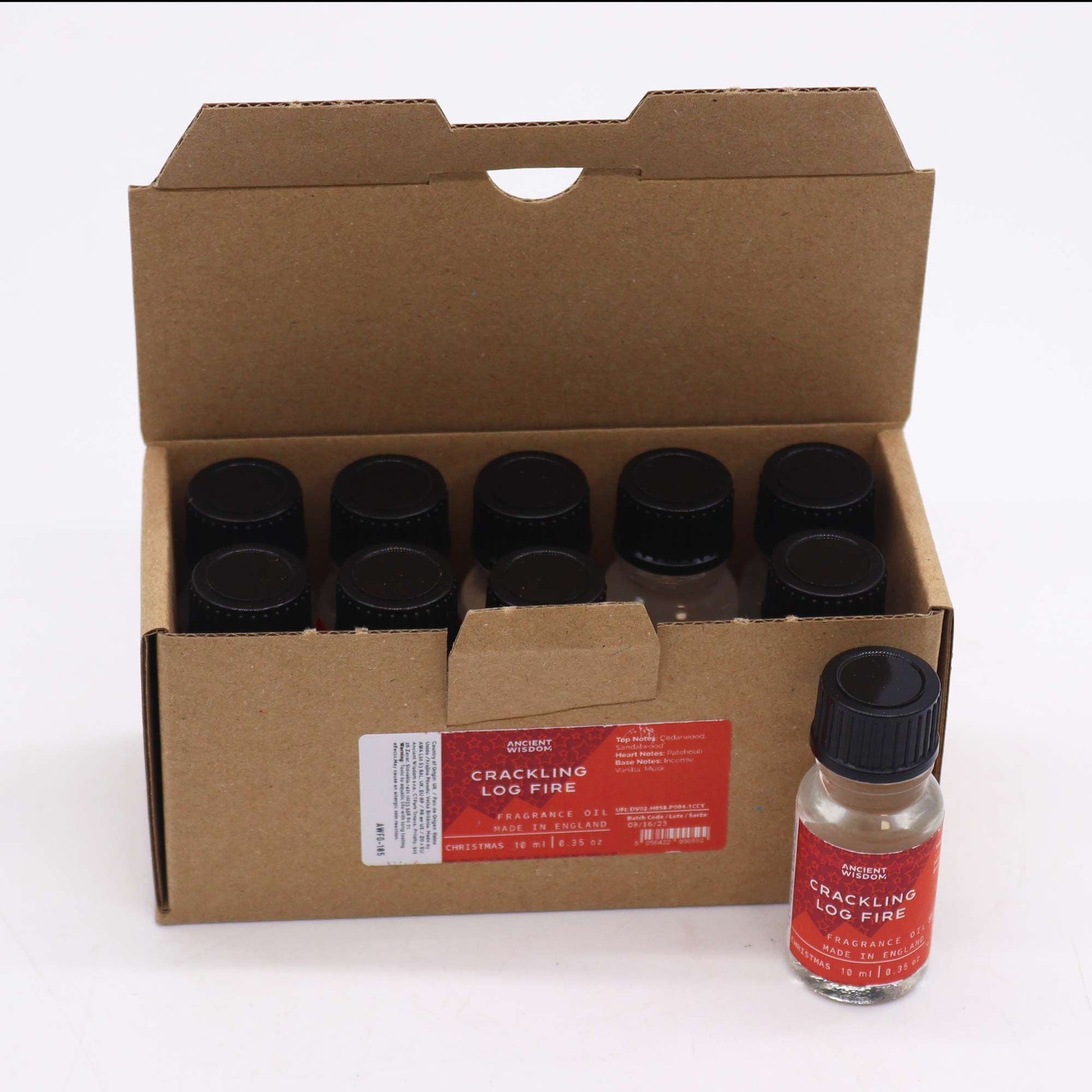 Crackling Log Fire Fragrance Oil 10ml - Luna Panther