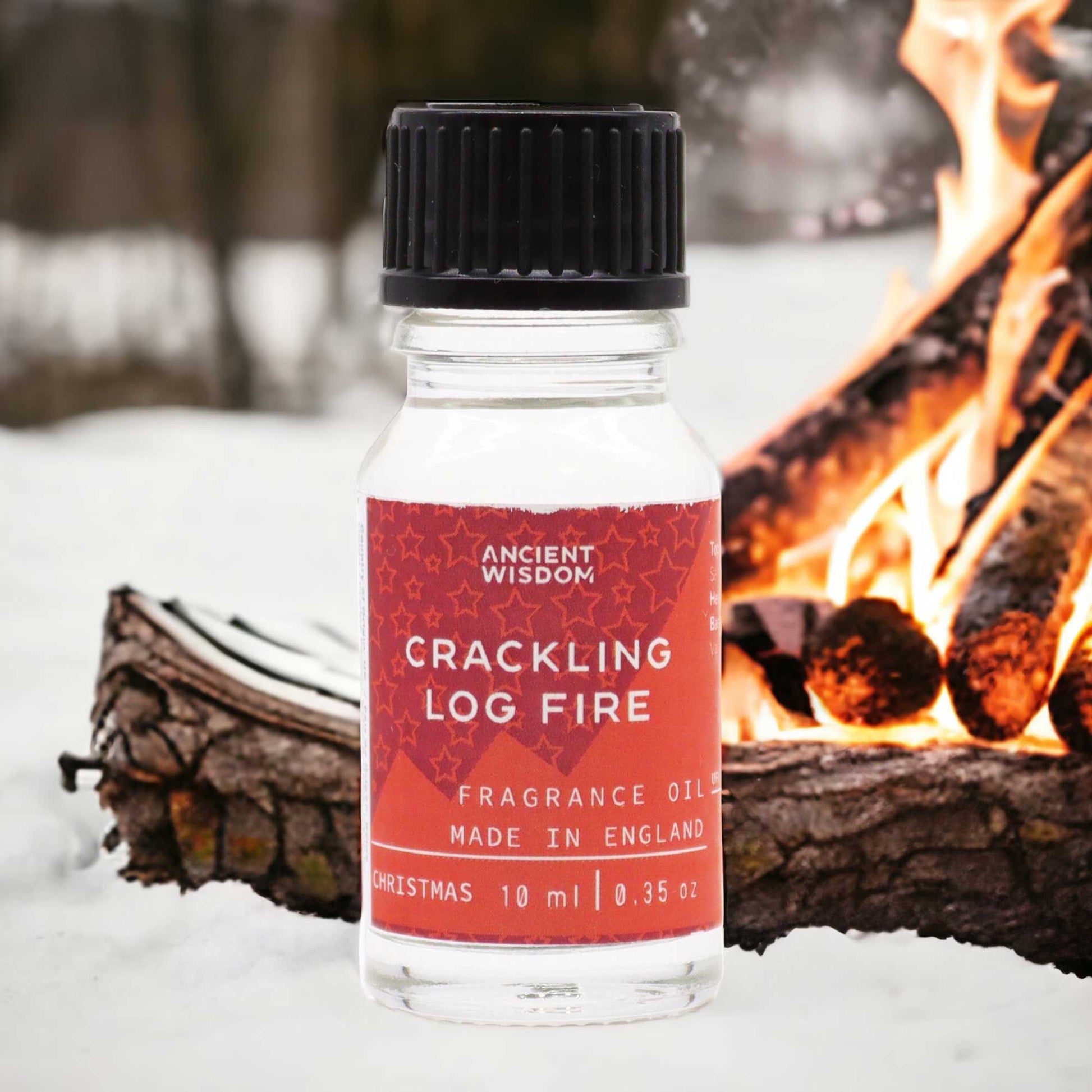 Crackling Log Fire Fragrance Oil 10ml - Luna Panther