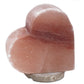 Polished Crafted Salt lamp - Heart featuring natural patterning and unique variations - Luna Panther