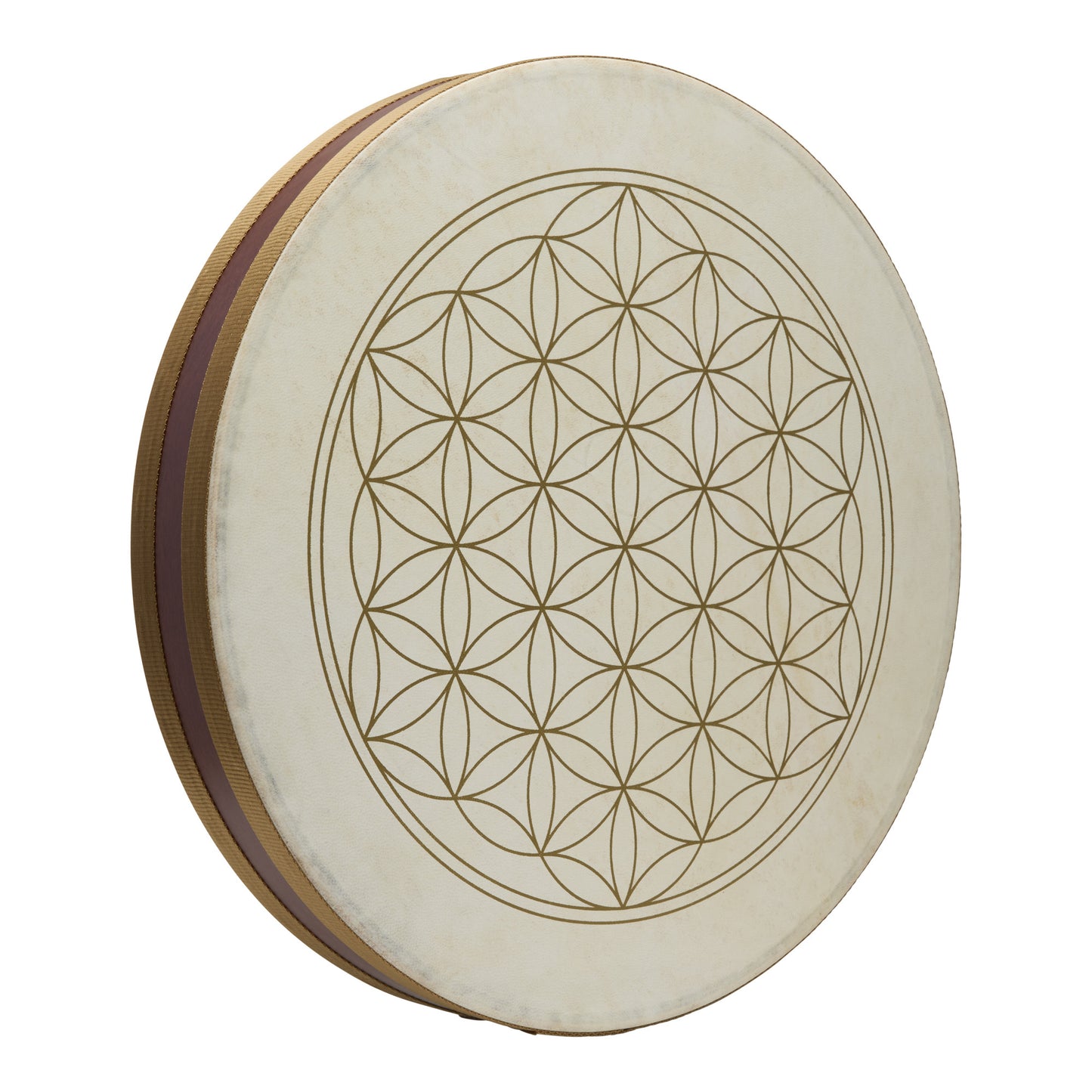 MEINL Sonic Energy 18" Flower of Life Wave Drum, goat heads at Luna Panther