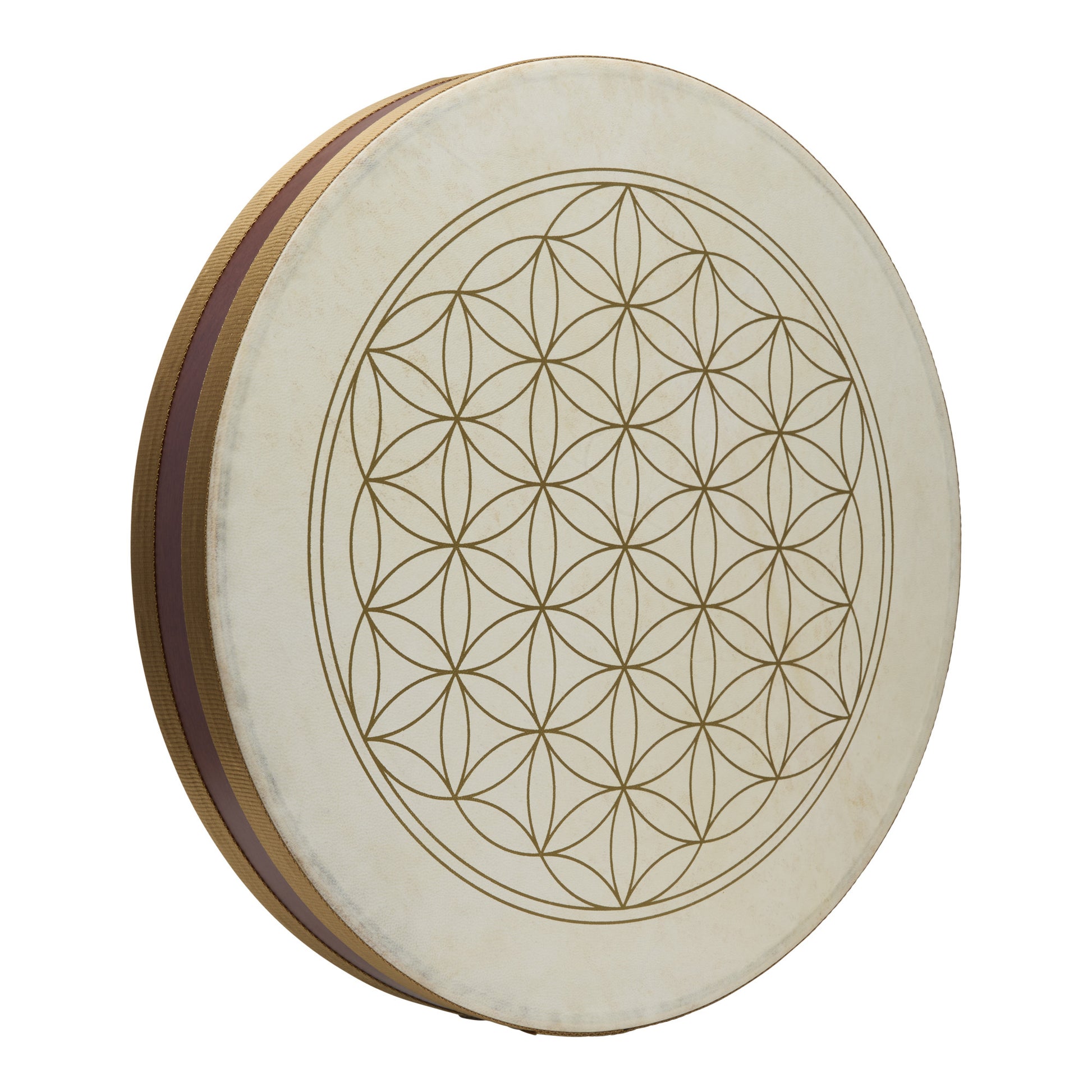 MEINL Sonic Energy 18" Flower of Life Wave Drum, goat heads at Luna Panther