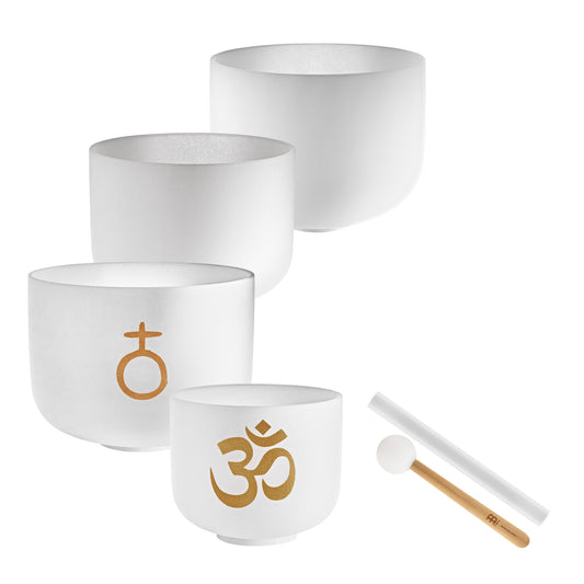 MEINL Sonic Energy 4-piece Om Crystal Singing Bowl Set detail view 2 at Luna Panther alternate view