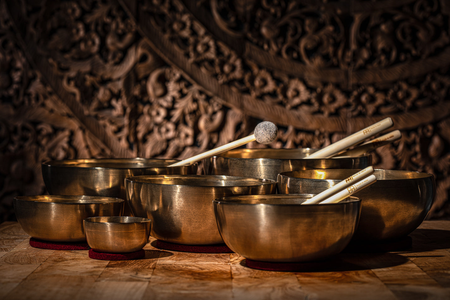 MEINL Sonic Energy Singing Bowl Chakra Set 12 pcs - 250/700/1000/1400/1500/1800/2200g + Mallet detail view 17 at Luna Panther