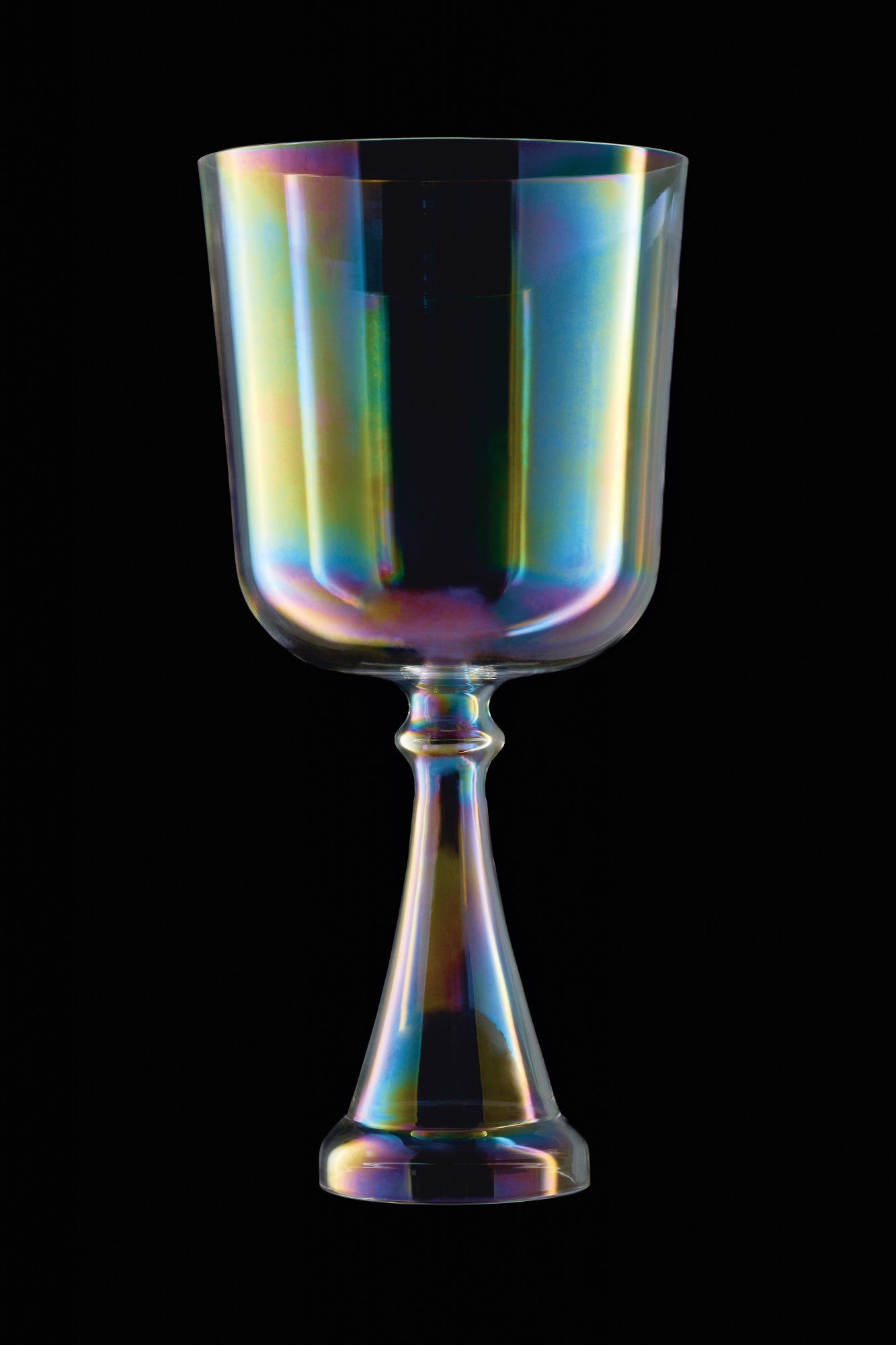 MEINL Sonic Energy Crystal Singing Chalice 7" - B3/Crown Chakra/440 Hz - Clear detail view 4 at Luna Panther