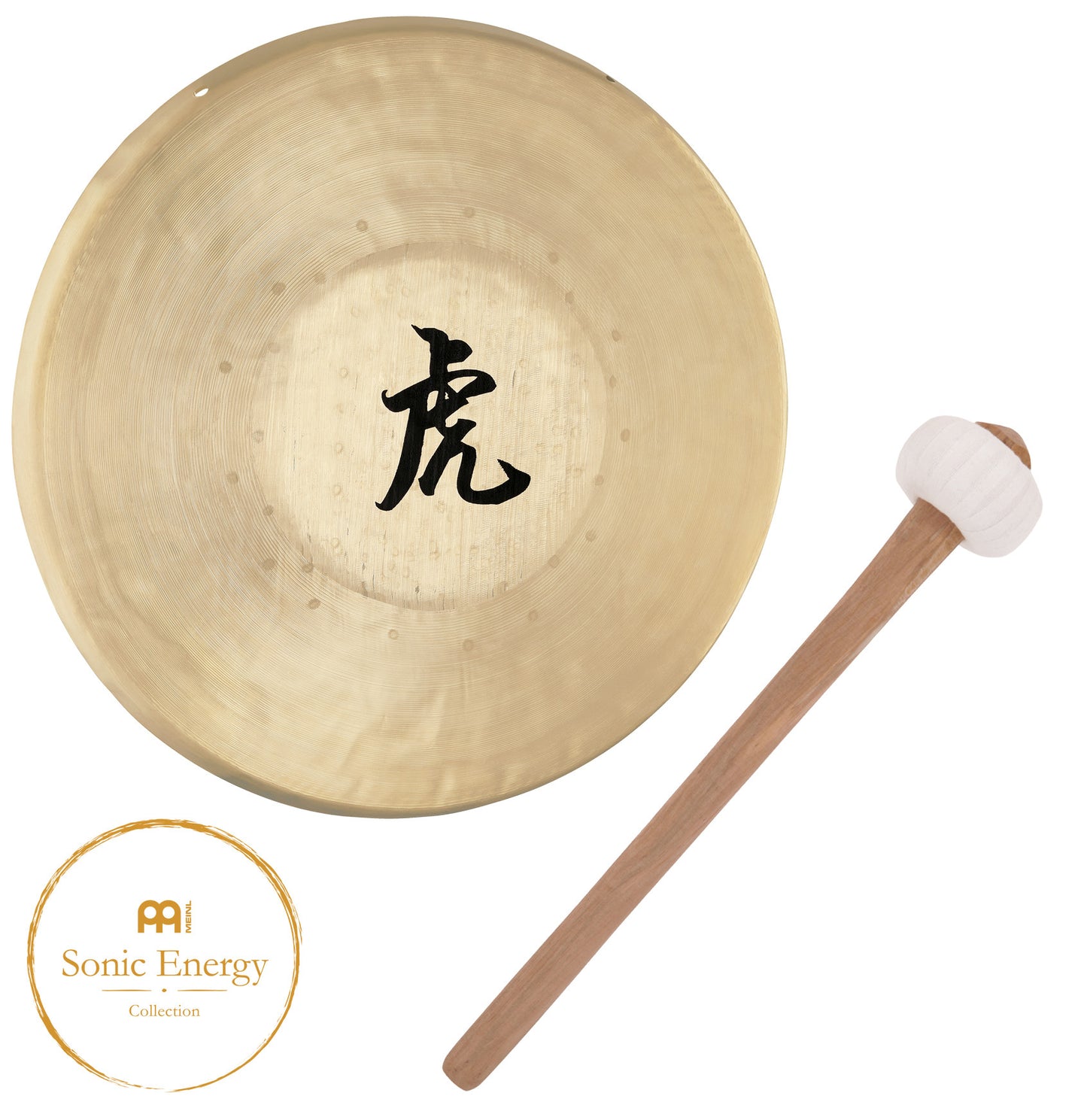 MEINL Sonic Energy Tiger Gong - 12 1/2" + Mallet detail view 4 at Luna Panther