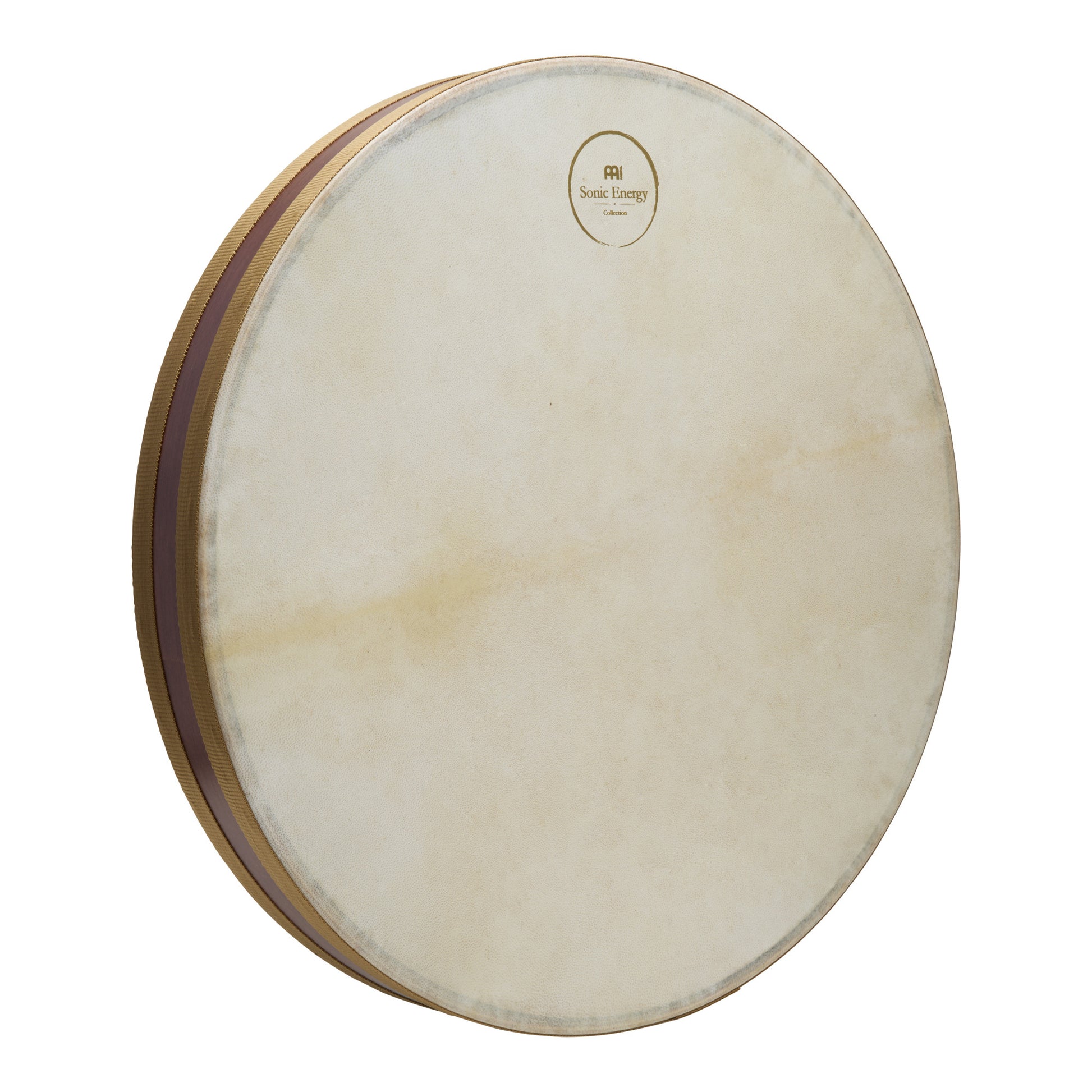 MEINL Sonic Energy 20" Flower of Life Wave Drum, goat heads detail view 2 at Luna Panther