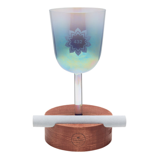 MEINL Sonic Energy Wooden Holder for Essence Crystal Singing Bowls & Crystal Tuning Forks, Larg detail view 2 at Luna Panther alternate view