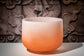 MEINL Sonic Energy Color-Frosted Crystal Singing Bowl 13" - D4/Sacral Chakra/440 Hz - Orange detail view 5 at Luna Panther