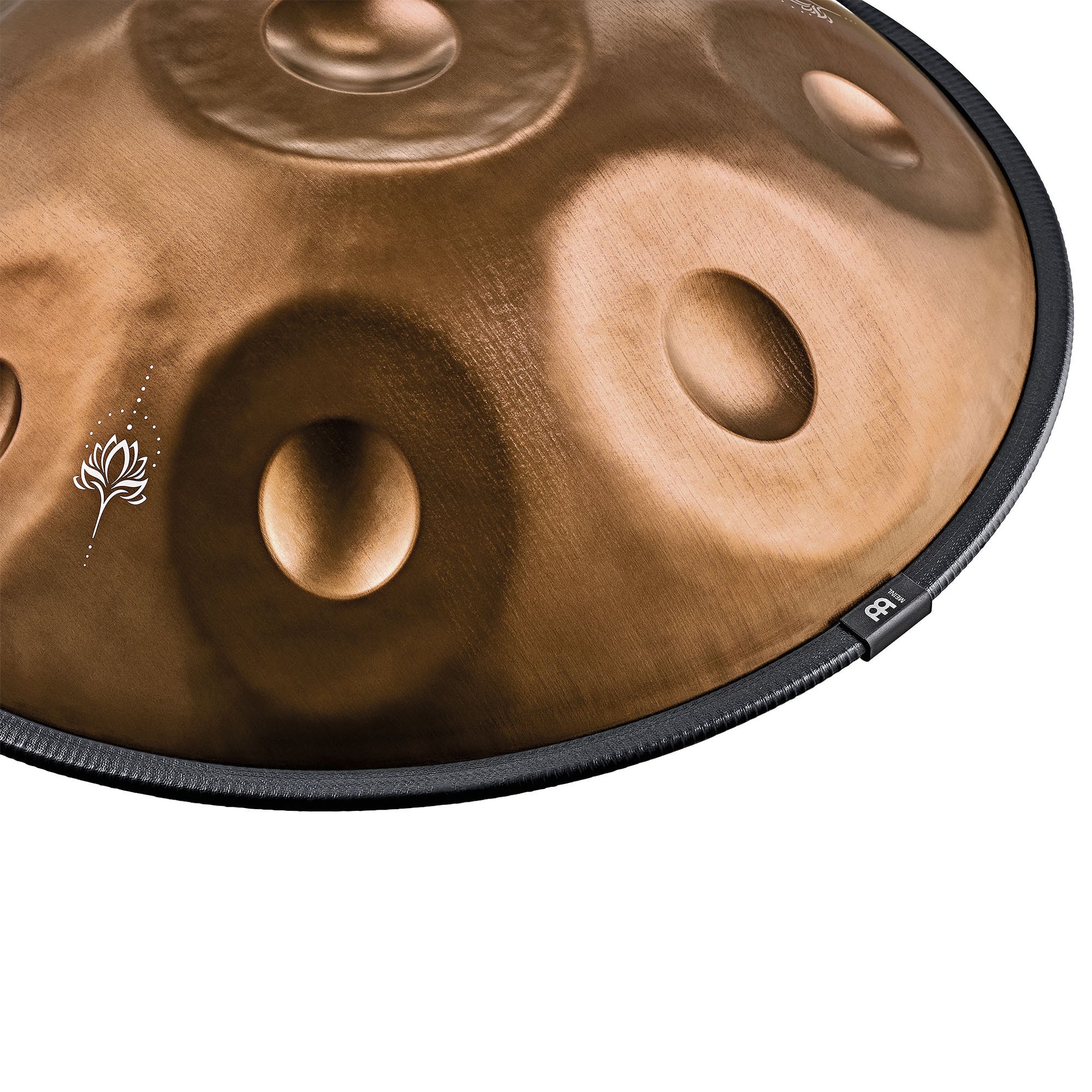 MEINL Sonic Energy Sensory Handpan, Stainless Steel, E La Sirena, 10 Notes, 432 Hz, Vintage cop detail view 4 at Luna Panther