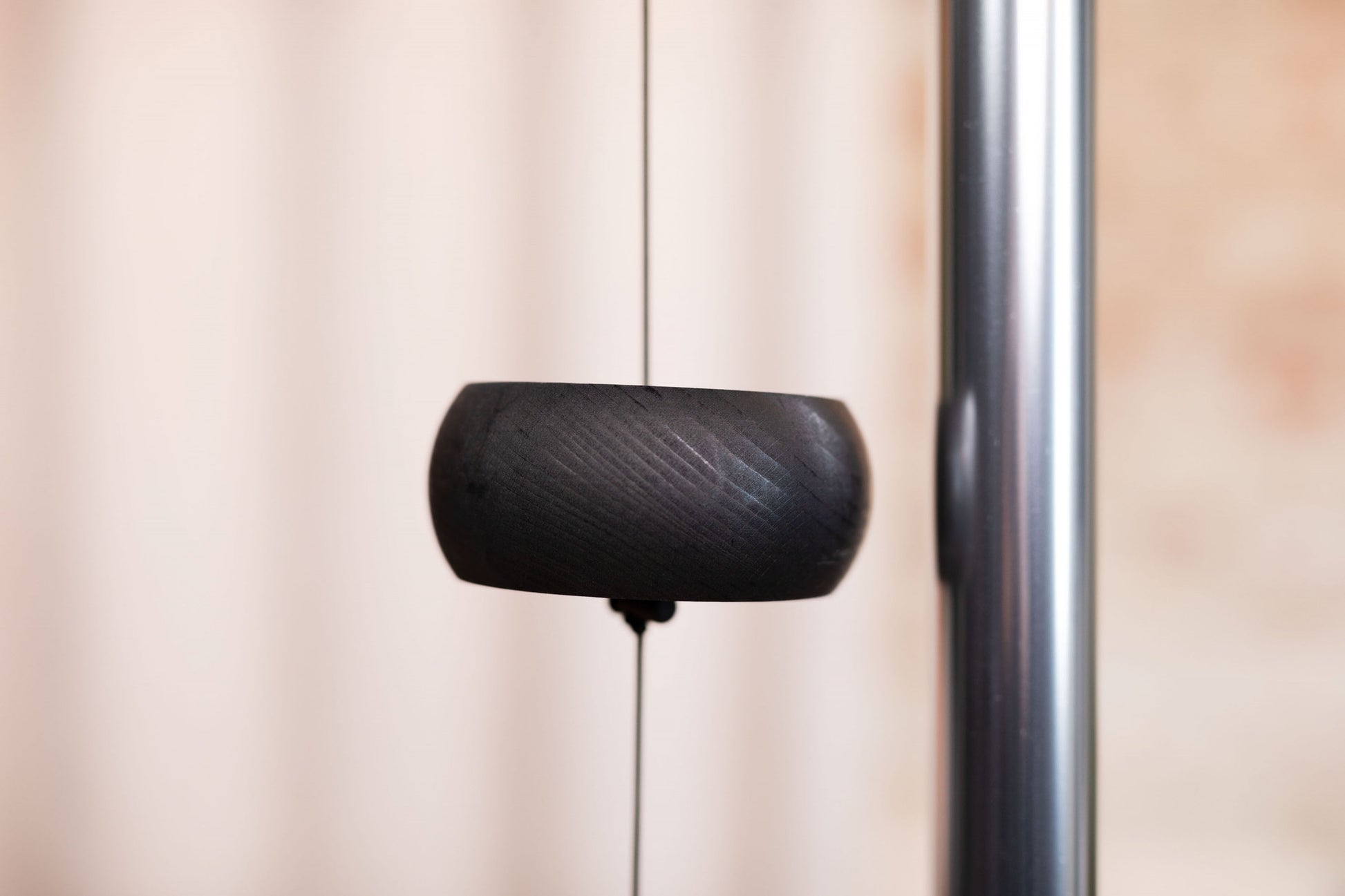 MEINL Sonic Energy Moon Meditation Chime 49"/125 cm - 432 Hz - Curved Suspension/Silver detail view 6 at Luna Panther