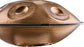 MEINL Sonic Energy Sensory Handpan, Stainless Steel, Bb2 Amara, 9 Notes, 432 Hz, Vintage coppe detail view 17 at Luna Panther