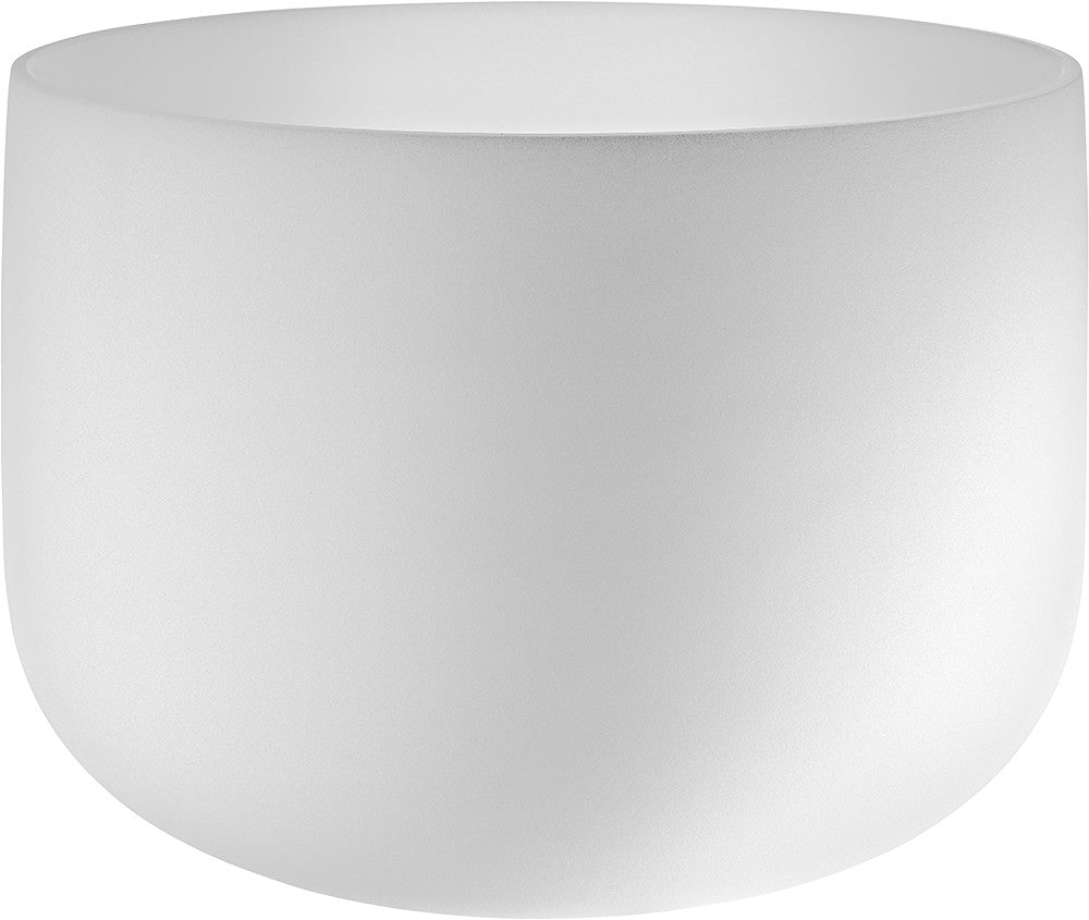 MEINL Sonic Energy White-Frosted Crystal Singing Bowl 14" - C4/Root Chakra/432 Hz at Luna Panther