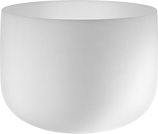 MEINL Sonic Energy White-Frosted Crystal Singing Bowl 14" - C4/Root Chakra/432 Hz at Luna Panther