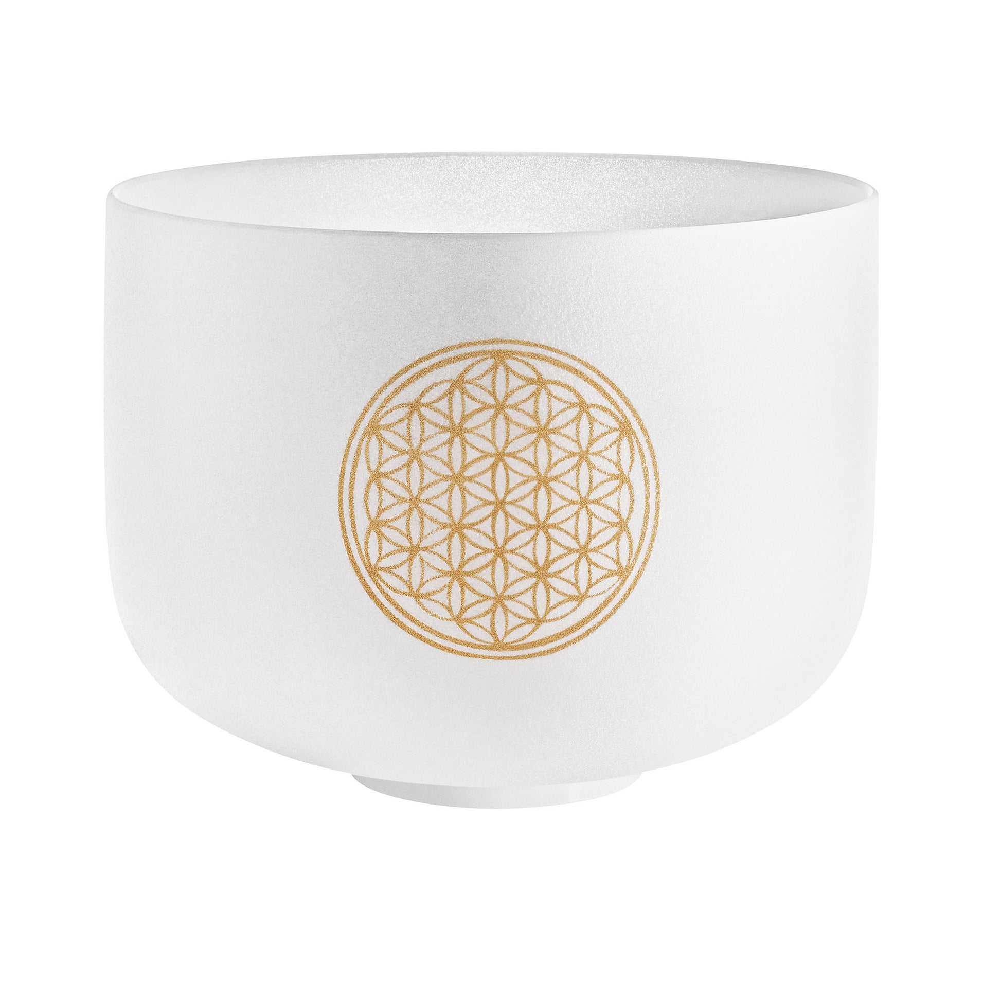 MEINL Sonic Energy Crystal Singing Bowl 10" - Flower of Life/128Hz at Luna Panther
