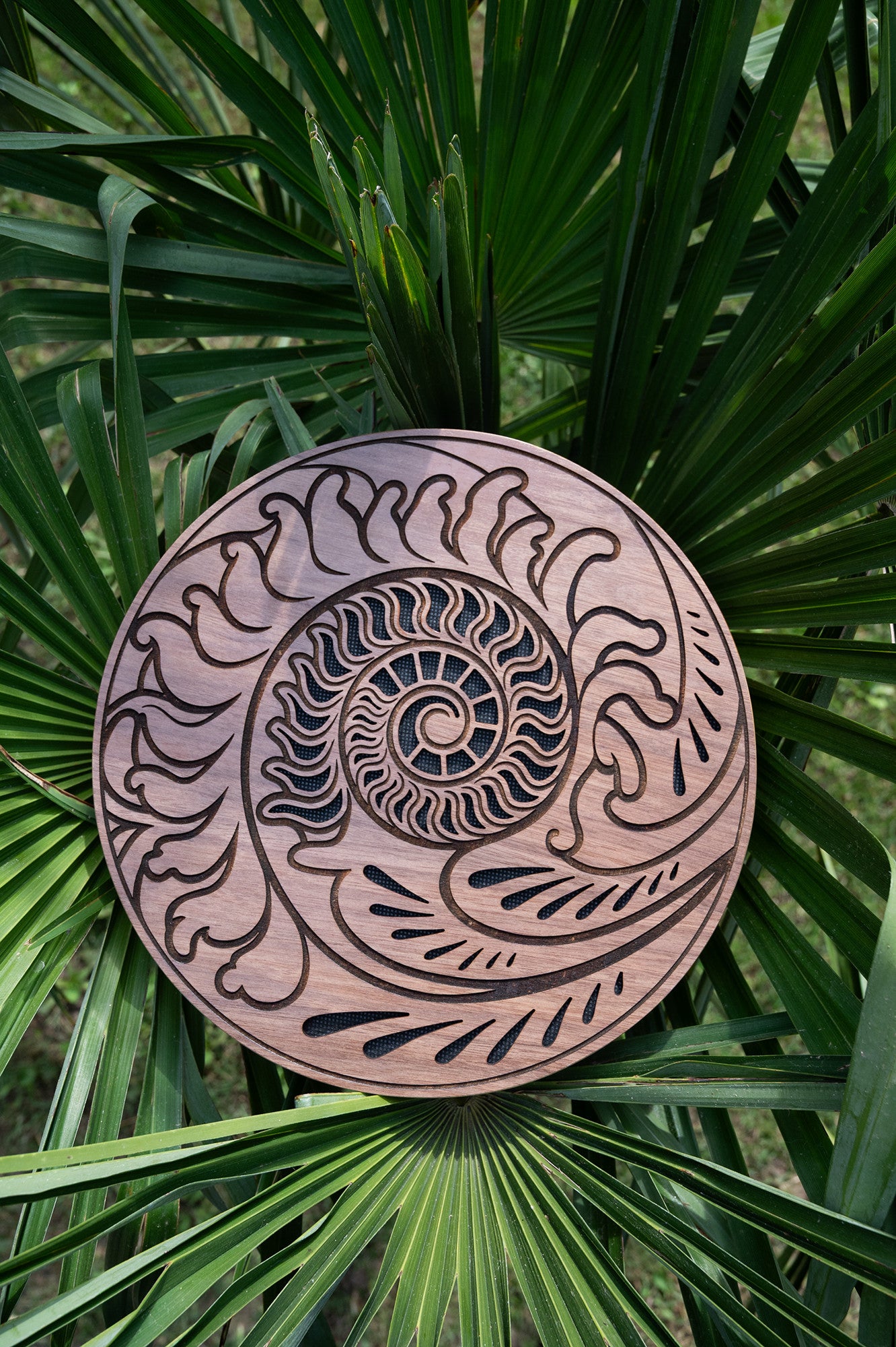 MEINL Sonic Energy 10" Rain Disk, Ocean Sound, Fibonacci-Inspired Carving detail view 6 at Luna Panther