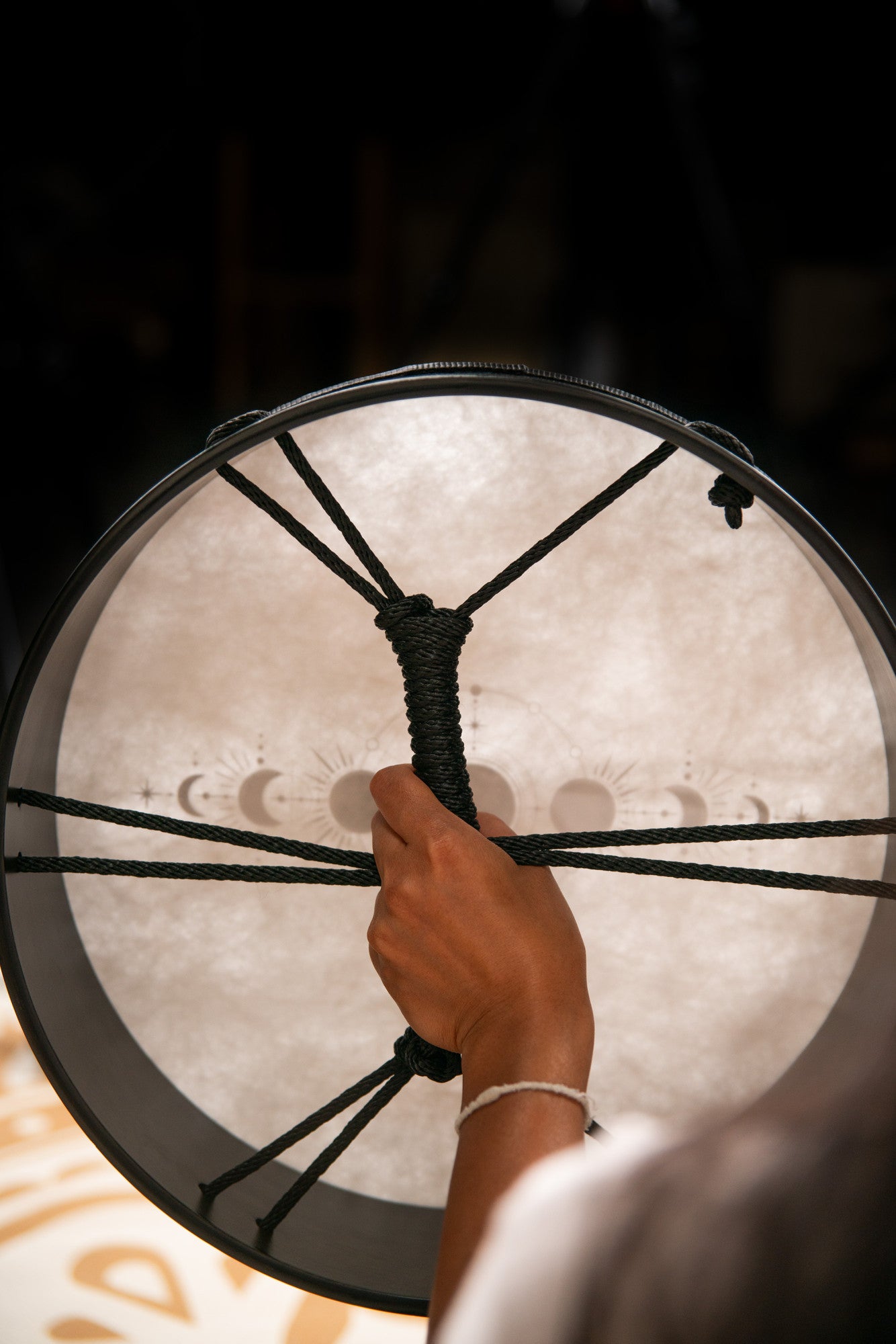 MEINL Sonic Energy Moon Phases Ritual Drum 14" - True Feel Synthetic Head detail view 4 at Luna Panther