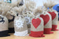 Danish Pouch Set of 3 - White & Snowflake - Luna Panther