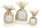 Danish Pouch Set of 3 - White & Snowflake - Luna Panther