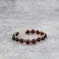Copper & Lava stone Crystal Bracelet