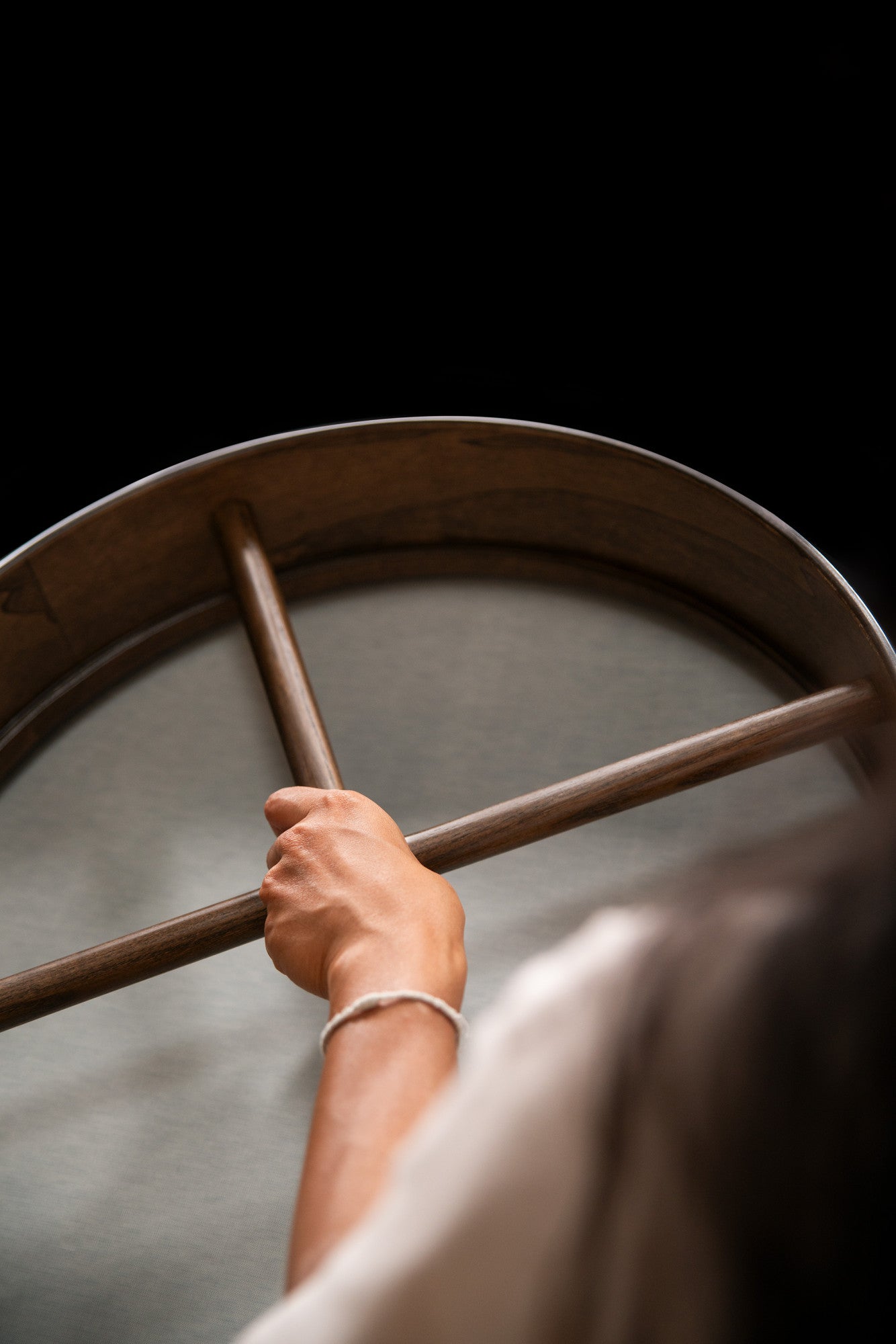 MEINL Sonic Energy Bodhran Drum 18" - Napa Head detail view 4 at Luna Panther