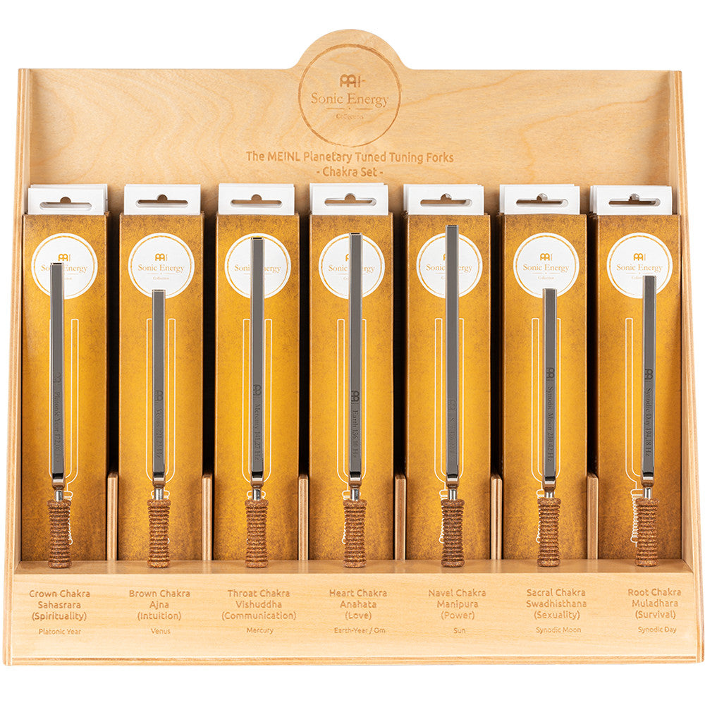 MEINL Sonic Energy Tuning Fork Display - Chakra-Set detail view 8 at Luna Panther