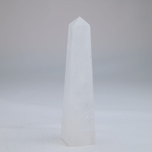 Clear Quartz Tower 67g front