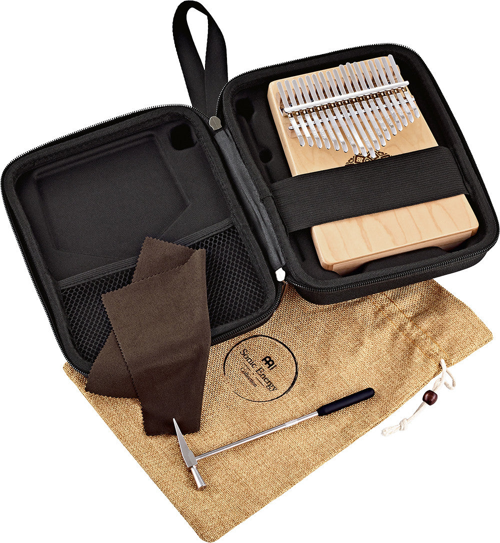 Meinl Sonic Energy Sound Hole Kalimba - 17 notes, maple detail view 4 at Luna Panther