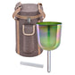 MEINL Sonic Energy 5.75" Essence Solfeggio Crystal Singing Bowl Ut 396 Hz, Olive Green detail view 2 at Luna Panther