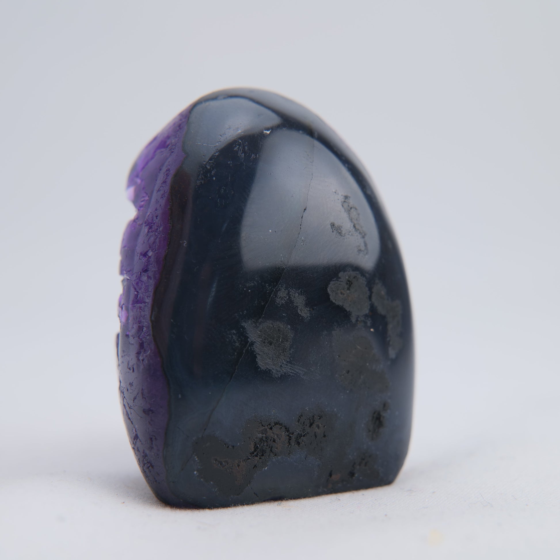 Deep Purple Uruguay Amethyst Druzy Point - 66g - Luna Panther